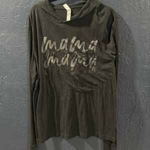 “Mama” black hoodie shirt